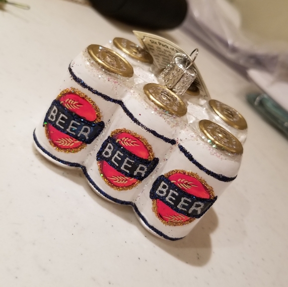 Old World Christmas Beer Ornament 6pk - Picture 1 of 5